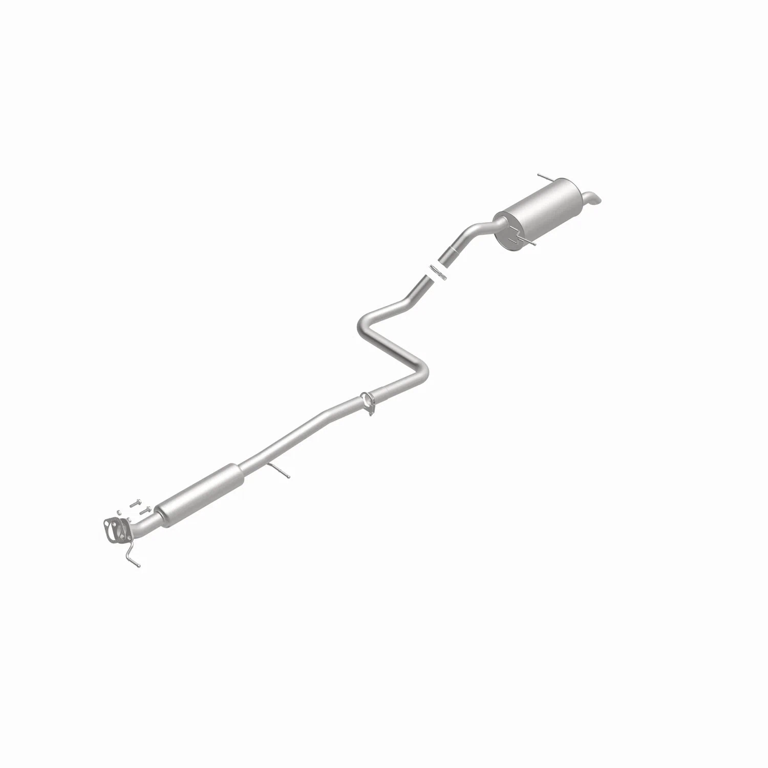 Fits 2011-2016 Ford Fiesta 1.6L Direct-Fit Replacement Exhaust System